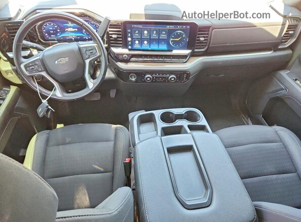 3GCPDFEK1NG608791 2022 CHEVROLET SILVERADO Black Dashboard view