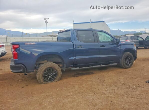 3GCPDFEK7PG265794 2023 CHEVROLET SILVERADO Blue Հետևի աջ