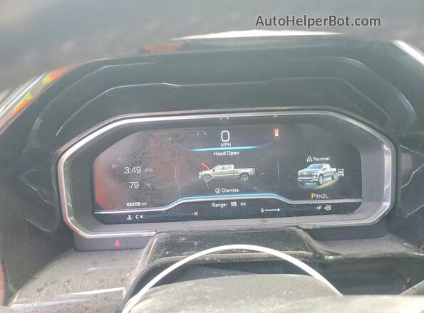3GCPDKEK0PG244777 2023 CHEVROLET SILVERADO Gray Vista del cuadro de instrumentos