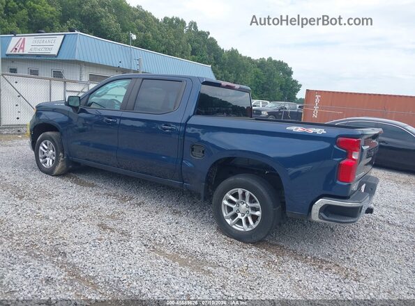 3GCPDKEK7NG520014 2022 CHEVROLET SILVERADO Dark Blue უკანა მარცხენა