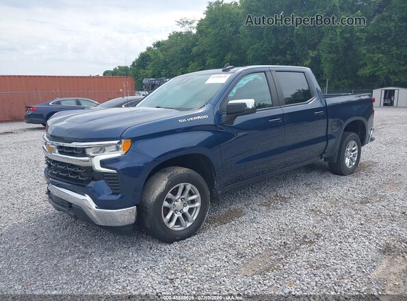 3GCPDKEK7NG520014 2022 CHEVROLET SILVERADO Dark Blue წინა მარცხენა ხედი სამი მეოთხედიდან