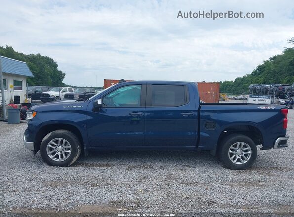 3GCPDKEK7NG520014 2022 CHEVROLET SILVERADO Dark Blue 