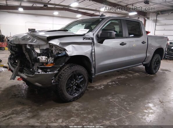 3GCPKCEK0SG374806 2025 CHEVROLET SILVERADO Gray Առջևի ձախ երեք քառորդ տեսարան