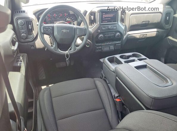 3GCPKCEK5SG333281 2025 CHEVROLET SILVERADO Black წინა პანელის ხედი
