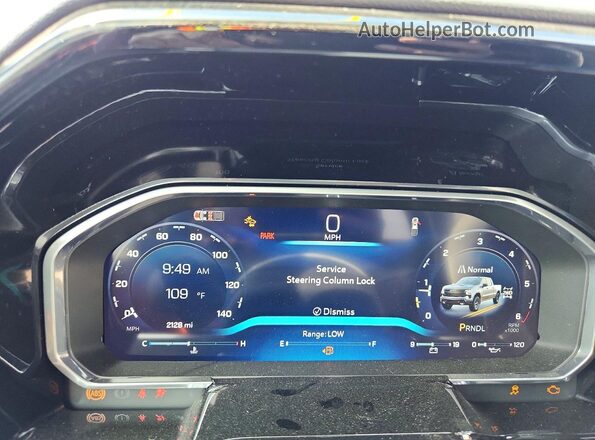 3GCPKFEK5TG210678 2026 CHEVROLET SILVERADO Gray Instrument cluster view