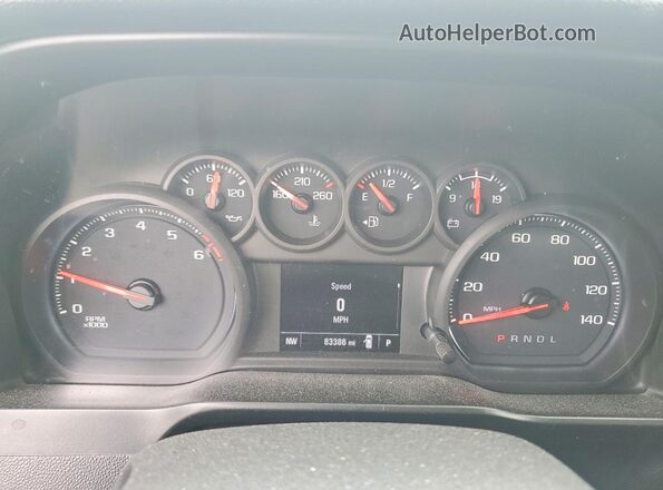 3GCPWAEF7MG340859 2021 CHEVROLET SILVERADO White Սարքավորումների վահանակի տեսք