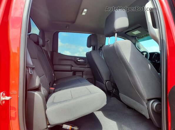 3GCPWBEF5LG149185 2020 CHEVROLET SILVERADO Red უკანა სავარძლების ხედი