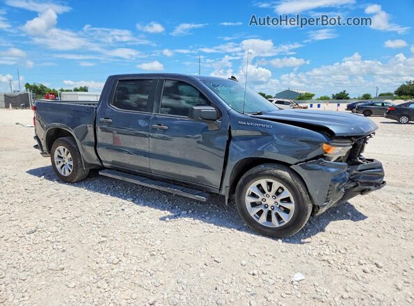 3GCPWBEH0KG203072 2019 CHEVROLET SILVERADO Серый Передняя правая четверть