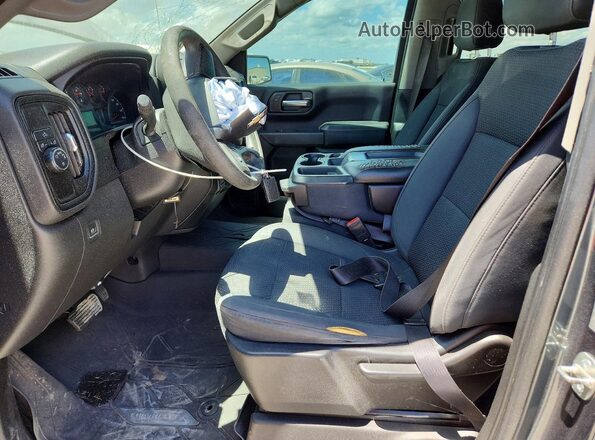 3GCPWBEH0KG203072 2019 CHEVROLET SILVERADO Серый Вид салона спереди