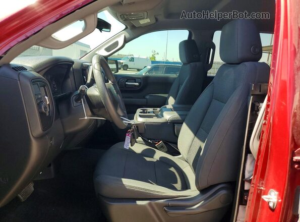 3GCPWBEH2LG244322 2020 CHEVROLET SILVERADO Maroon Front interior view