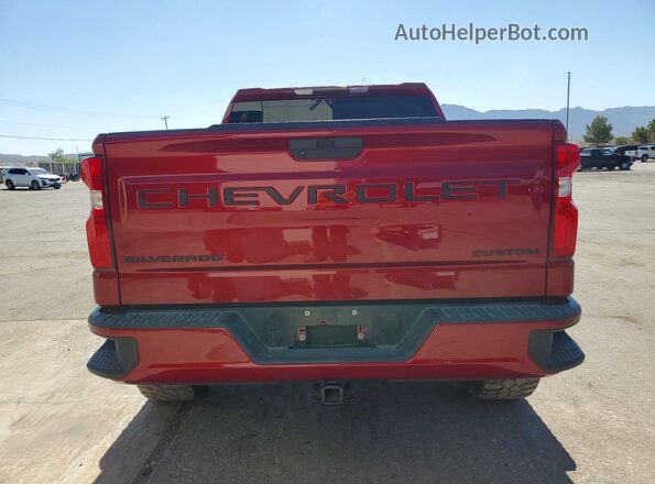 3GCPWBEH2LG244322 2020 CHEVROLET SILVERADO Maroon Rear view