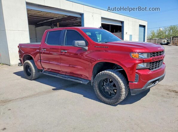 3GCPWBEH2LG244322 2020 CHEVROLET SILVERADO Maroon Front right