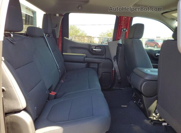 3GCPWBEH2LG244322 2020 CHEVROLET SILVERADO Maroon Rear seats view