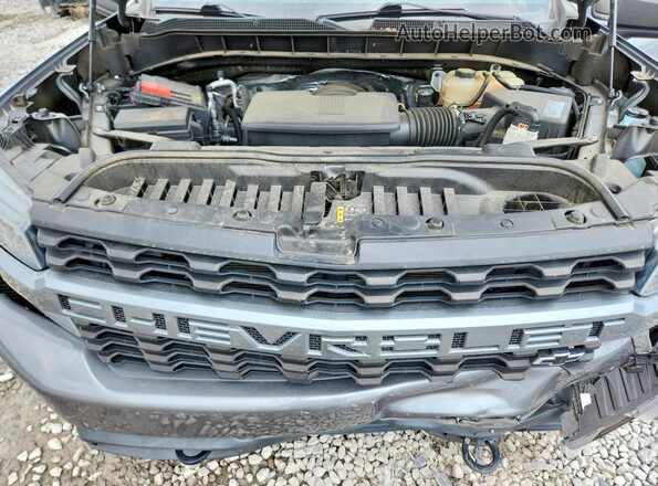 3GCPWBEH3MG167459 2021 CHEVROLET SILVERADO Серый Вид задней части салона
