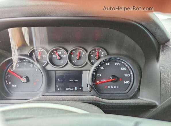 3GCPWBEH3MG167459 2021 CHEVROLET SILVERADO Серый Вид щитка приборов