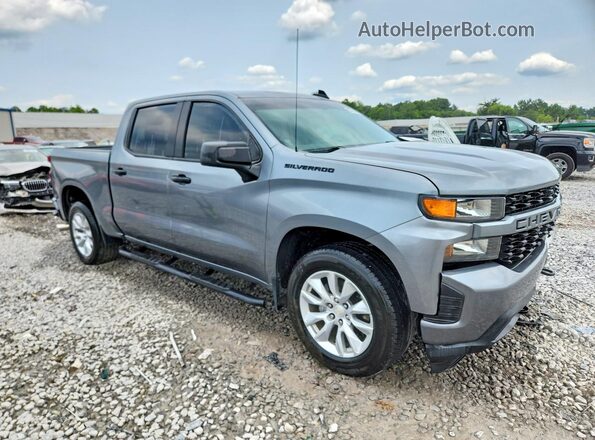 3GCPWBEH3MG167459 2021 CHEVROLET SILVERADO Серый Передняя правая четверть