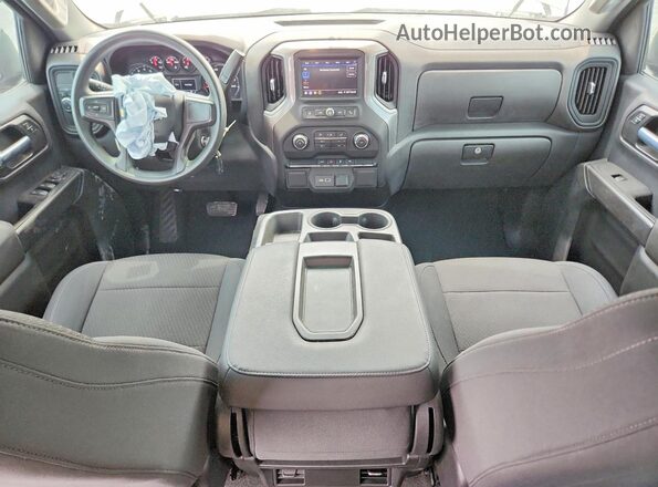 3GCPWBEH3MG167459 2021 CHEVROLET SILVERADO Серый Вид панели приборов