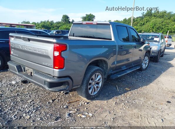 3GCPWBEH7KG309986 2019 CHEVROLET SILVERADO Gray უკანა მარჯვენა