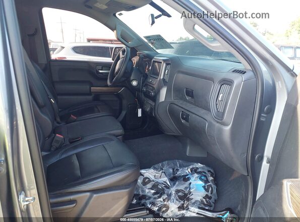 3GCPWBEH7KG309986 2019 CHEVROLET SILVERADO Gray წინა სალონის ხედი