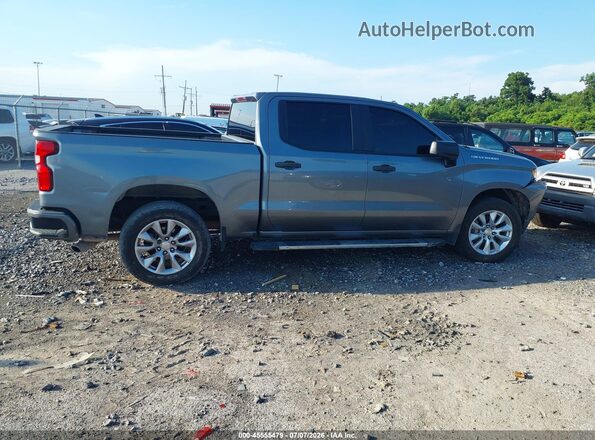3GCPWBEH7KG309986 2019 CHEVROLET SILVERADO Gray უკანა სალონის ხედი