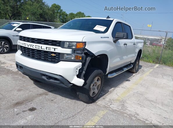 3GCPWBEH8LG130812 2020 CHEVROLET SILVERADO White წინა მარცხენა ხედი სამი მეოთხედიდან