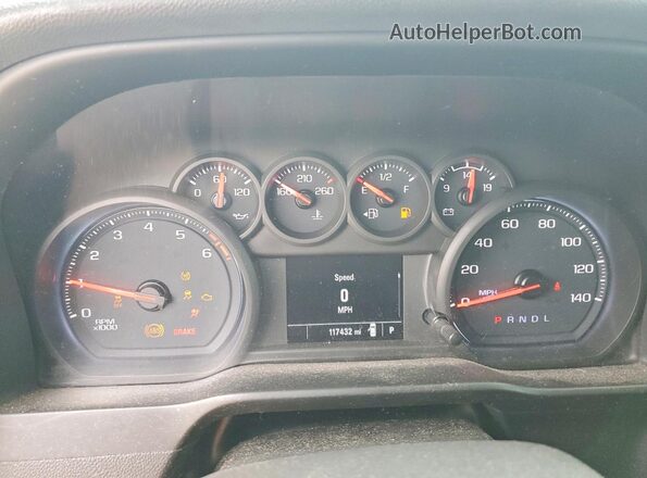 3GCPWBEHXLG133808 2020 CHEVROLET SILVERADO Gray Widok zestawu wskaźników