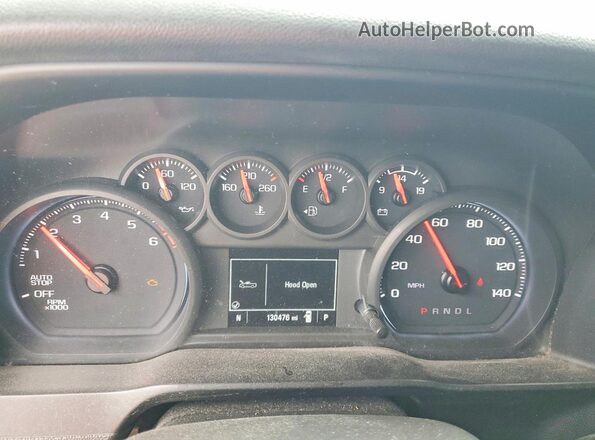 3GCPWBEK3MG114367 2021 CHEVROLET SILVERADO Угольный Вид щитка приборов