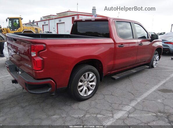 3GCPWBEK3MG290836 2021 CHEVROLET SILVERADO Бордовый Задняя правая четверть