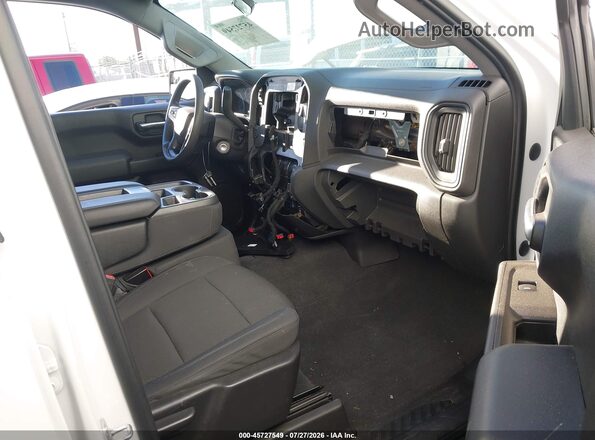 3GCPWBEK9LG356434 2020 CHEVROLET SILVERADO White Widok wnętrza z przodu