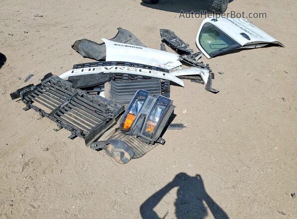 3GCPWBEK9MG454915 2021 CHEVROLET SILVERADO Белый Вид подкапотного пространства