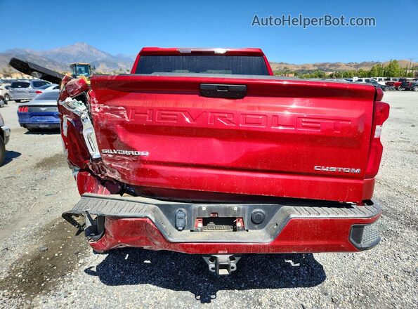 3GCPWBEKXNG173952 2022 CHEVROLET SILVERADO Red Vista trasera