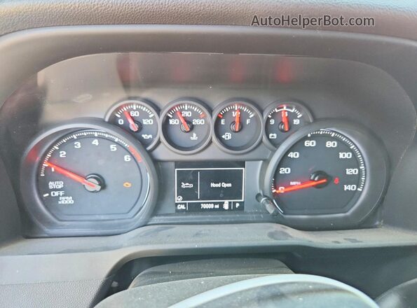 3GCPWBEKXNG173952 2022 CHEVROLET SILVERADO Red Vista del cuadro de instrumentos