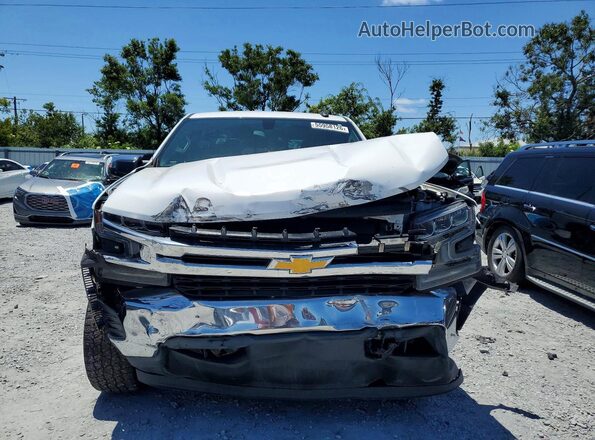 3GCPWCED0KG166480 2019 CHEVROLET SILVERADO White წინა ხედი