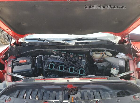 3GCPWCED0LG126689 2020 CHEVROLET SILVERADO Red Սալոնի հետևի տեսք