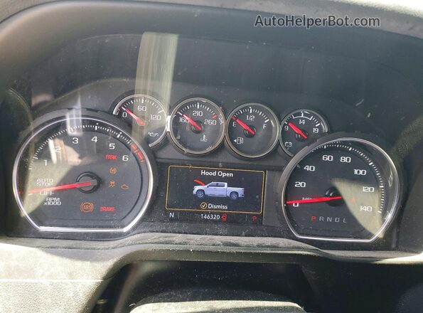 3GCPWCED0LG158073 2020 CHEVROLET SILVERADO Silver Вид щитка приладів
