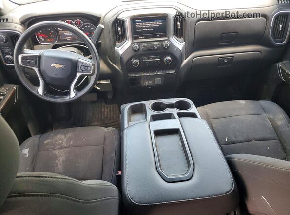 3GCPWCED0LG158073 2020 CHEVROLET SILVERADO Silver Вид панелі приладів