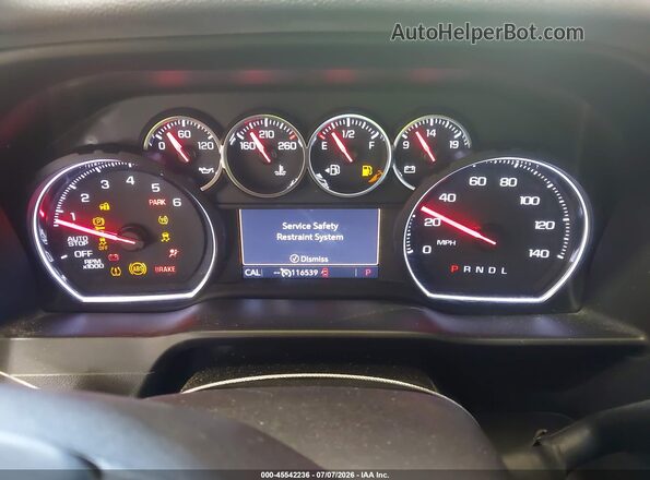 3GCPWCED1KG111200 2019 CHEVROLET SILVERADO Серебряный Вид задних сидений