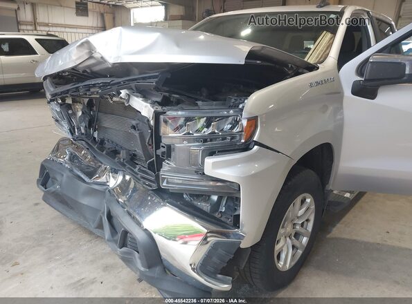 3GCPWCED1KG111200 2019 CHEVROLET SILVERADO Серебряный Вид спереди