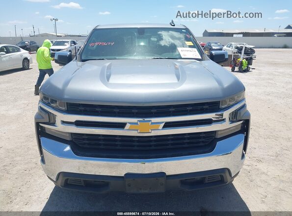 3GCPWCED1LG237834 2020 CHEVROLET SILVERADO Gray Вид щитка приладів