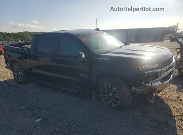 3GCPWCED1MG194453 2021 CHEVROLET SILVERADO Черный Передняя правая четверть