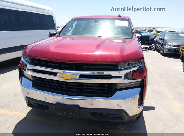 3GCPWCED3KG300415 2019 CHEVROLET SILVERADO Red წინა ხედი