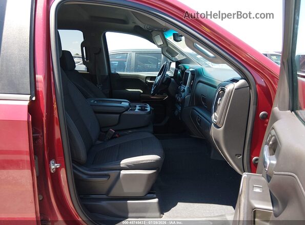 3GCPWCED3KG300415 2019 CHEVROLET SILVERADO Red წინა სალონის ხედი