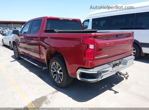 3GCPWCED3KG300415 2019 CHEVROLET SILVERADO Red უკანა მარცხენა