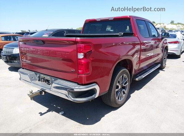 3GCPWCED3KG300415 2019 CHEVROLET SILVERADO Red უკანა მარჯვენა