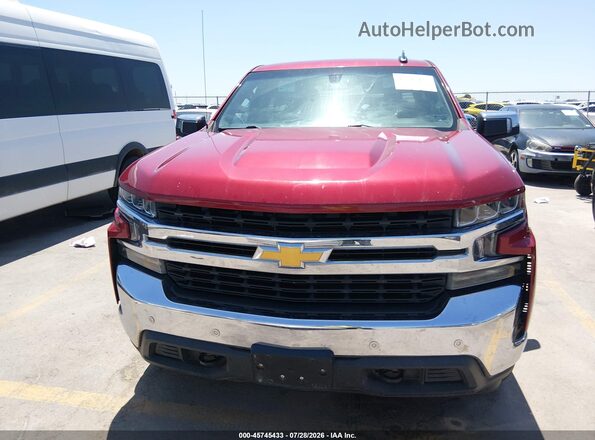 3GCPWCED3KG300415 2019 CHEVROLET SILVERADO Red ხელსაწყოთა პანელის ხედი