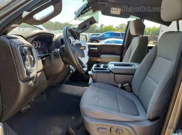 3GCPWCED5MG353412 2021 CHEVROLET SILVERADO Серый Вид салона спереди