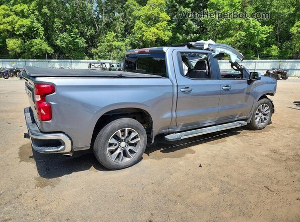 3GCPWCED5MG353412 2021 CHEVROLET SILVERADO Серый Задняя правая четверть