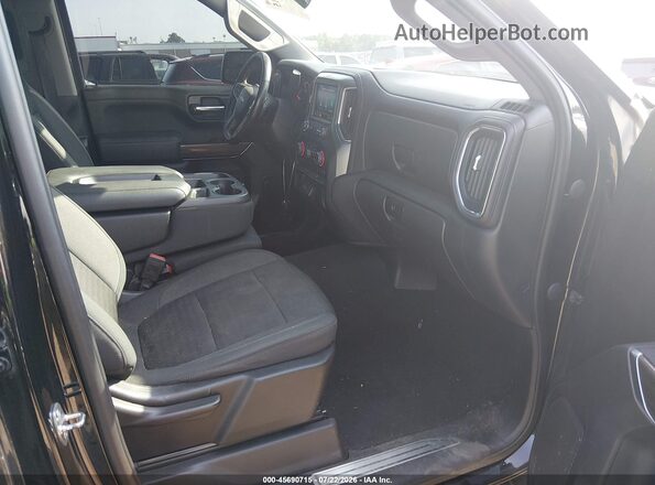 3GCPWCED6MG464003 2021 CHEVROLET SILVERADO Black Widok wnętrza z przodu
