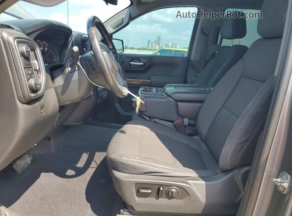 3GCPWCED7LG138564 2020 CHEVROLET SILVERADO Gray Widok wnętrza z przodu