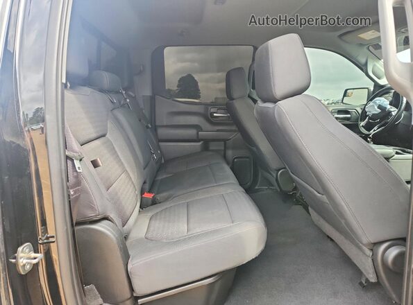 3GCPWCED8LG228810 2020 CHEVROLET SILVERADO Black Հետևի նստատեղերի տեսք